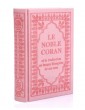 Le Noble Coran bilingue français/arabe Rose poudré