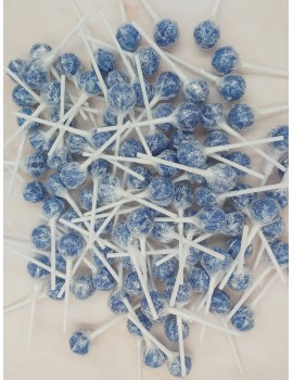 Sucettes Ramzy Fizzy Gum Fruits des bois (bleues)