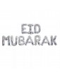Banderole "Eid Mubarak" argentée