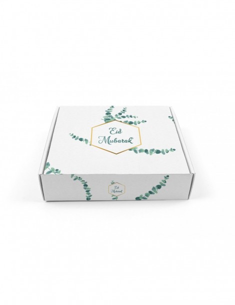 Boîte à gâteaux "Eid Mubarak" Eucalyptus