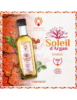 Huile d'argan du Maroc Eco cert -100 ml