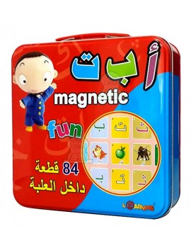 Jeu de magnets de l'alphabet arabe (84 magnets)