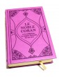 Le Noble Coran (bilingue français/arabe) - Edition de luxe couverture cartonnée en daim mauve-violet