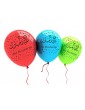 Pack de 10 ballons Aïd Moubarak multicolores (étoiles)