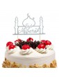 Topper à gâteau "Eid Mubarak" argenté